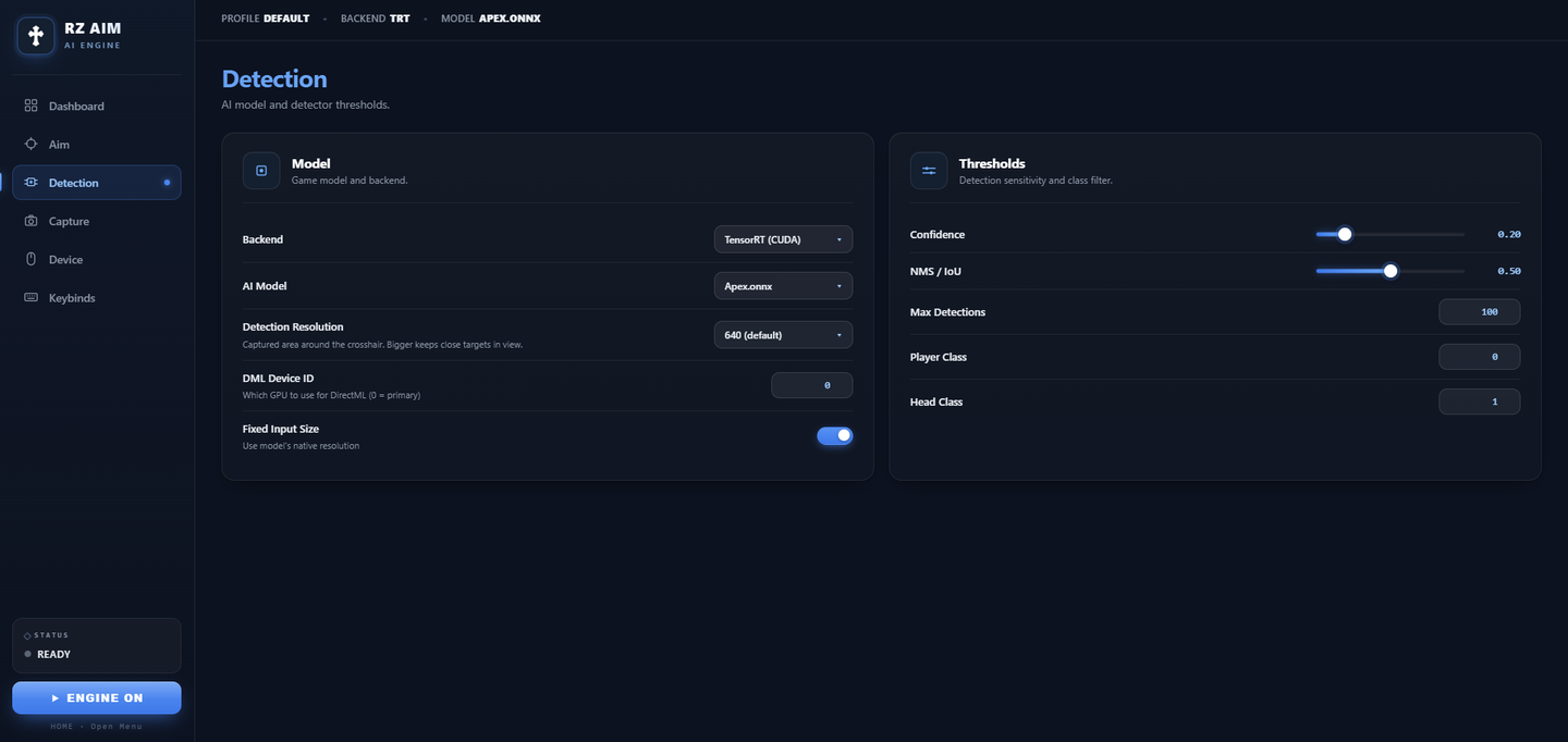 RZ AIM — Detection